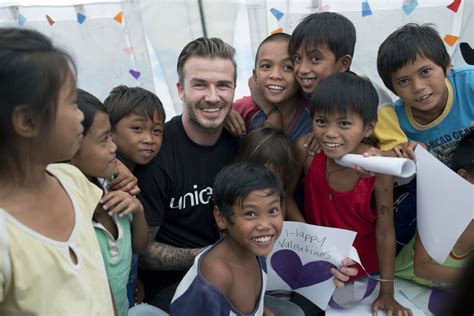 David Beckham OBE, Goodwill Ambassador - Unicef UK