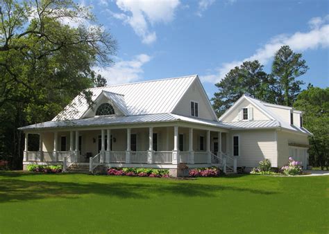 Colonial Farmhouse Plans Wrap Around Porch — Randolph Indoor and Outdoor Design