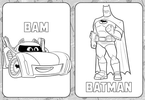 Batwheels, Puffy Sticker Colouring Book (Warner Bros.) | 9781761299506 ...