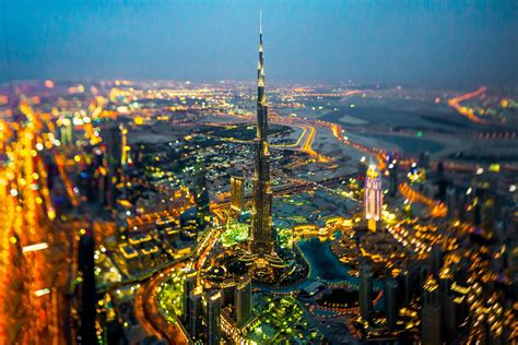 burj, street, 1080P, lights, Dubai, khalifa, horizon, Burj Khalifa, at night HD Wallpaper