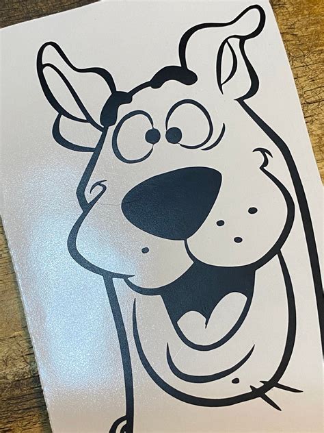 Scooby doo car decal scooby doo cartoons decal mystery | Etsy