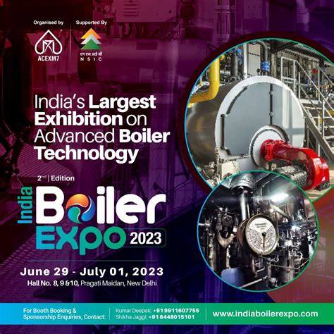 India Boiler Expo 2023, Pragati Maidan New Delhi, June 29 to July 1 ...