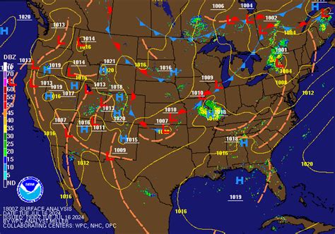 Wx4cast: Surface Analysis and Charts