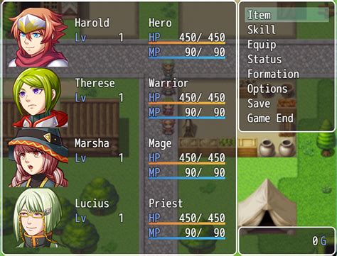 13 Alt Menu Screens | RPG Maker Forums