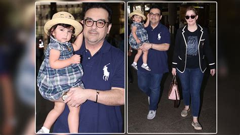 In Pics: Adnan Sami spotted with wife Roya and their cute daughter | Bollywood Bubble