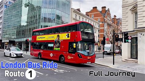 London Bus Ride 🇬🇧 Route 1 - New Oxford Street to Canada Water | Full Journey - YouTube