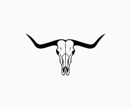 Longhorn Steer Head Clipart