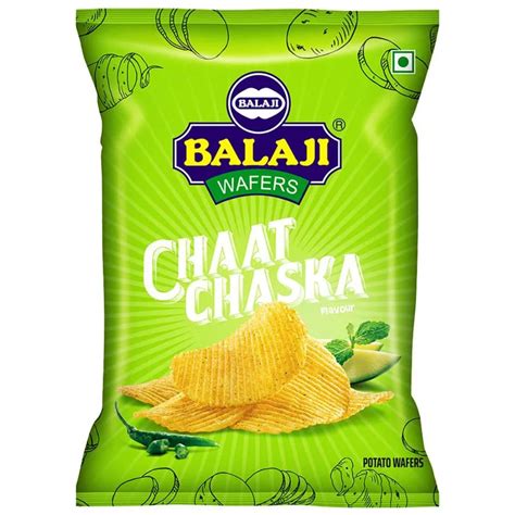 Balaji Wafers Chaat Chaska Patato Chips, 40g : Amazon.in: Grocery ...