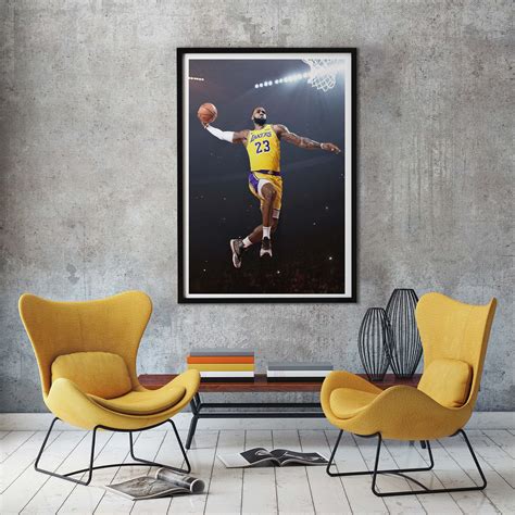 Lebron James The Signature Dunk Mark Poster Print Gift Idea | Etsy