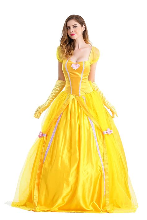 Disney Princess Belle Sleeping Beauty and the Beast Fancy Dress Costume - Beauty and the Beast ...