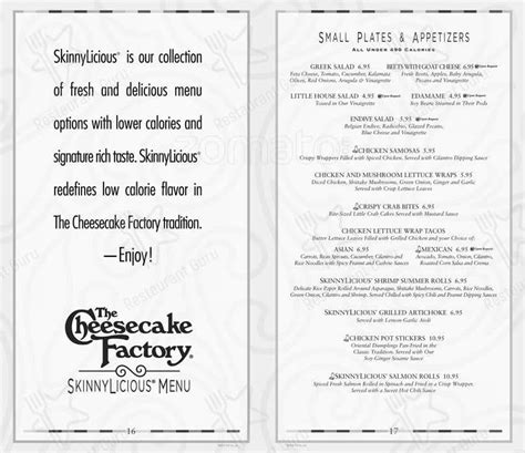 Menu at The Cheesecake Factory desserts, Jersey City, 30 Mall Dr W