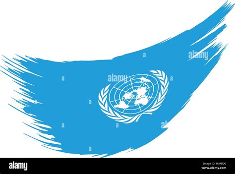 UN flag, vector illustration Stock Vector Image & Art - Alamy