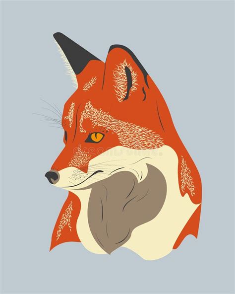 Realistic Fox Head Stock Illustrations – 302 Realistic Fox Head Stock ...