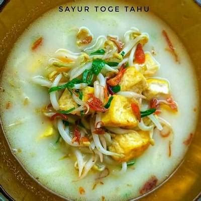 Resep Sayur Toge Tahu oleh Melianda Erlianti Bachtiar - Cookpad