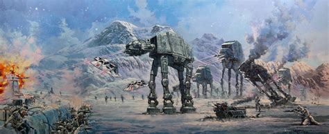 Battle of Planet Hoth by Rodel Gonzalez Art For Sale