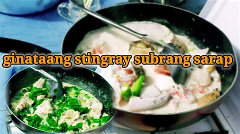 GINATAANG PAGI | FISH STINGRAY with COCONUT MILK SUPER DELICIOUS - YouTube