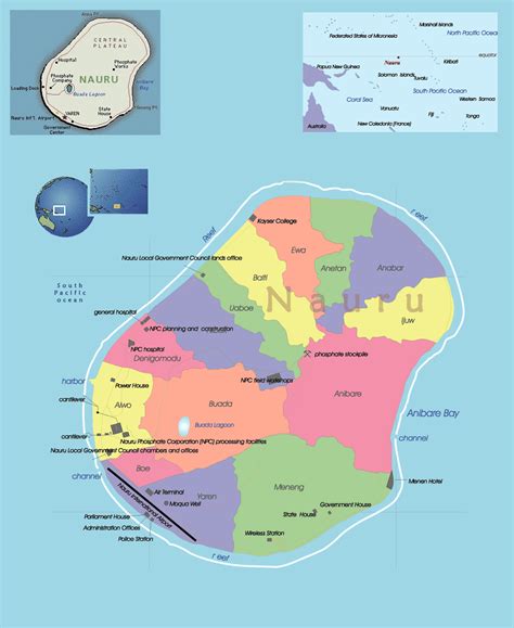 Nauru Airlines Route Map