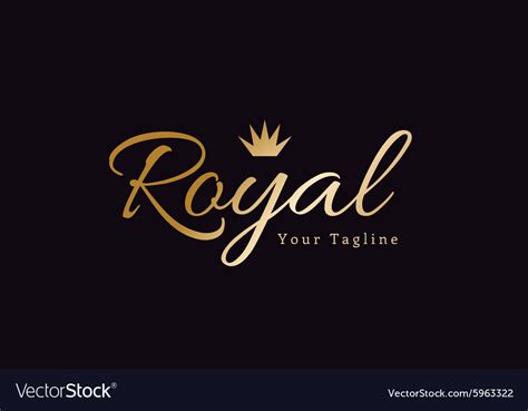 Royal logo template hotel Royalty Free Vector Image