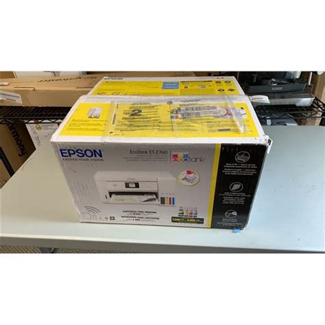 EPSON ECOTANK ET-2760 ALL IN ONE PRINTER - TESTED WORKING, RETAIL $349