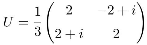 What is a Unitary matrix? (With examples and its properties)