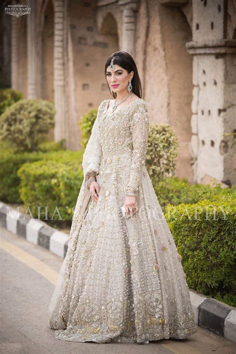 Pakistani White Bridal Dress - Etsy