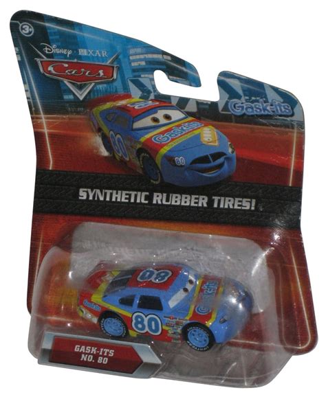 Disney Cars Movie Exclusive Synthentic Rubber Tires Gask-Its Car #80 ...