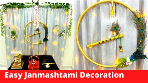 Krishna Janmashtami Decoration Ideas At Home Easy You