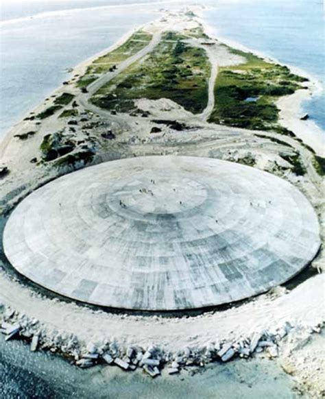 The nuclear trash can of the pacific on Enewetak Atoll