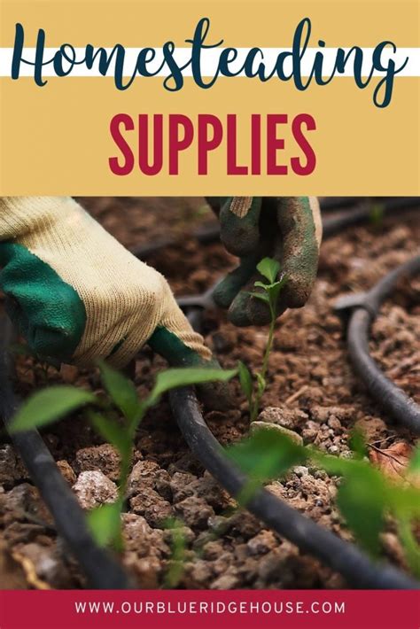 100 Homesteading Supplies | A Supply list for the Homestead - Our Blue Ridge House