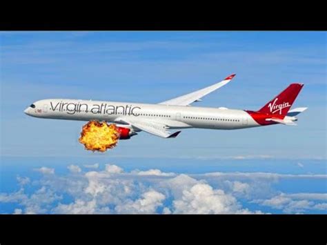Virgin Atlantic Airbus A350 Mid-Air Collision After Engine Failure & Crashed Into Water - GTA 5 ...