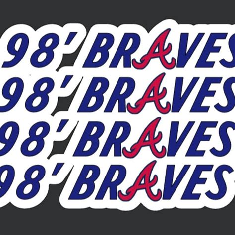 98 Braves Morgan Wallen Sticker - Etsy