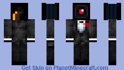 camera man Minecraft Skin