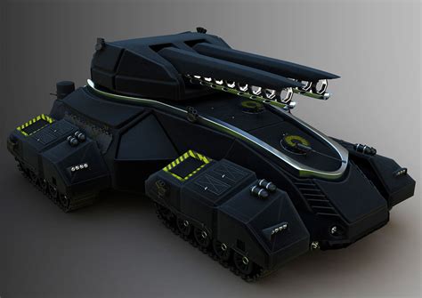 Image - Diogo valle bittar hovertank futuristic future battle tank concept art design railgun ...