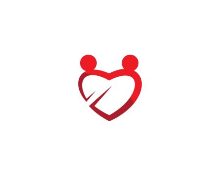 Heart Care Logo Kid Valentine Person Vector, Kid, Valentine, Person PNG and Vector with ...