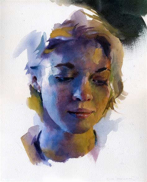 stan-miller-portrait-watercolor-painting-wooarts-12 | Watercolor portraits, Portrait painting ...