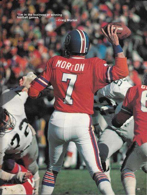 QB Craig Morton #7 (1977-82) | Denver broncos football, Broncos ...