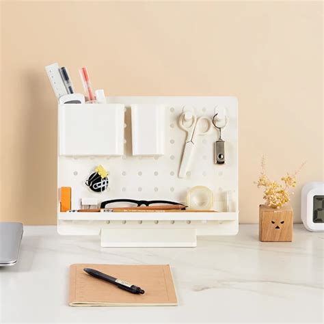 Office Desk Organizer - White - For Light Sleepers