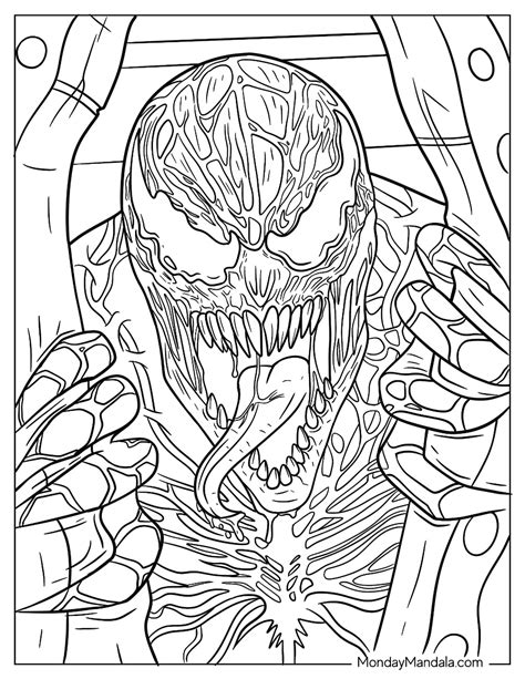 20 Carnage Coloring Pages (Free PDF Printables)