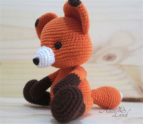 Crochet Toy Fox Stuffed Fox Crochet Fox Amigurumi Animal - Etsy