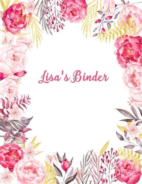 Free Binder Cover Templates | Customize Online & Print at Home | Free!