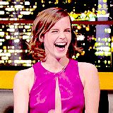 Emma Watson Laughing GIF - Find & Share on GIPHY