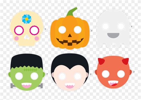 Download Clip Art Halloween Mask Clip Art - Free Vector Halloween Mask - Png Download (#2129218 ...