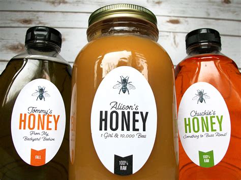 Honey Labels Designs