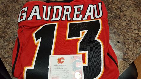 Auctions > 2017 GMHI Christmas Auction > Autographed Johnny Gaudreau ...