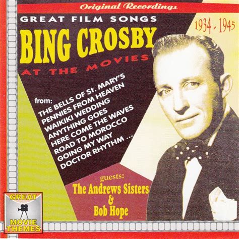 Bing Crosby – Bing Crosby At The Movies (1997, CD) - Discogs