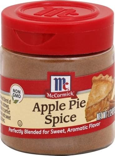 McCormick Apple Pie Spice - 1.12 oz, Nutrition Information | Innit