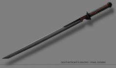 Deathstroke's Sword from Batman: Arkham Origins Ninja Weapons, Anime Weapons, Fantasy Weapons ...