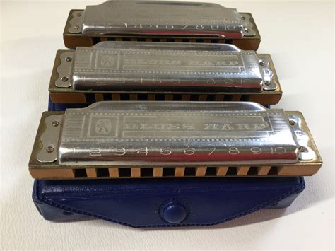 M. Hohner Blues Harp Harmonica | Etsy