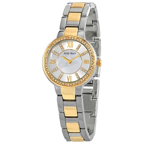 Ellen Tracy Quartz Ladies Watch ET5189TTG 613874009828 - Watches - Jomashop