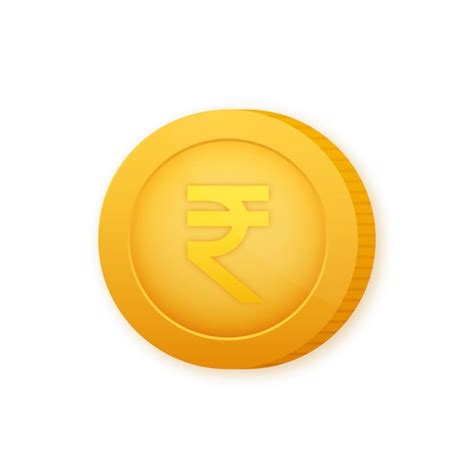 Premium Vector | Rupee coin, great design for any purposes. flat style ...